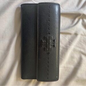 Tory Burch Black Leather Wallet